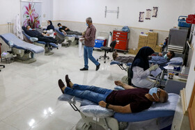 اهدای خون در اولین شب قدر - اهواز