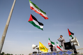 مراسم نمادین روز جهانی قدس در اهواز