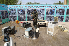 رزمایش ٢٣ هزار نفری جهادگران خوزستان