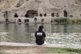 شنا در رودخانه «دز» -دزفول