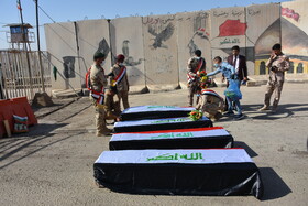 مراسم تبادل و استقبال از شهدای تازه تفحص شده در مرز شلمچه