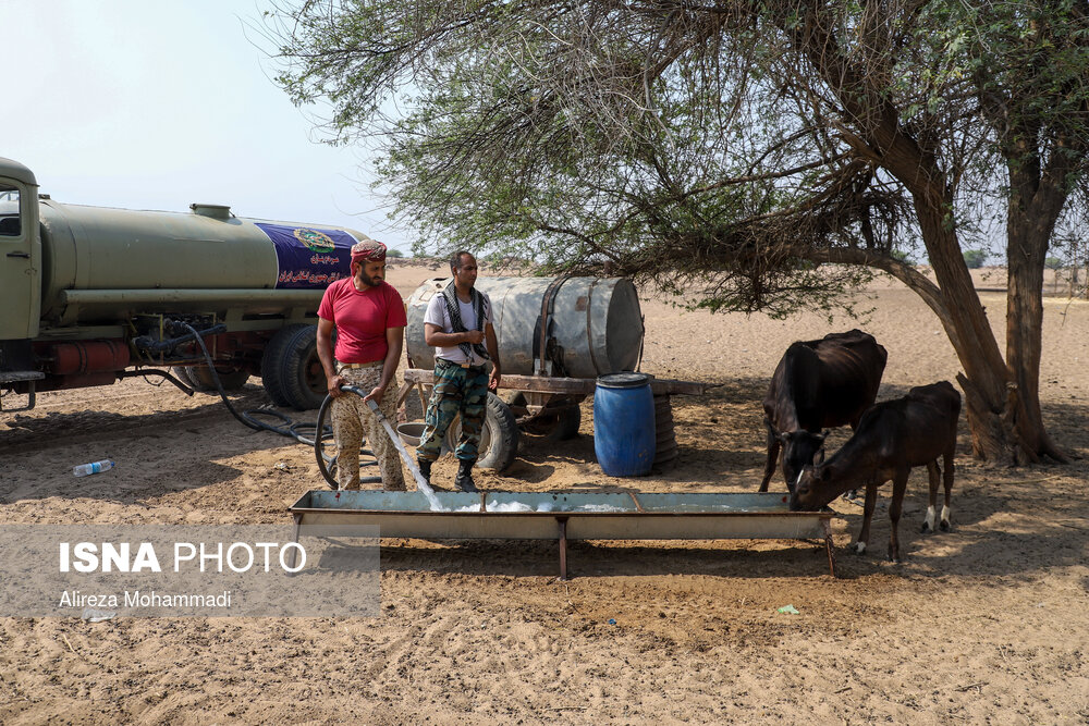 آبرسانی با تانکر به روستاهای "نیسان" /  شرایط "کرخه" پس از رهاسازی آب