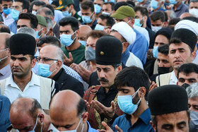 خاکسپاری پیکر "علی لندی" نوجوان فداکار ایذه‌ای