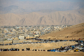 خاکسپاری پیکر "علی لندی" نوجوان فداکار ایذه‌ای