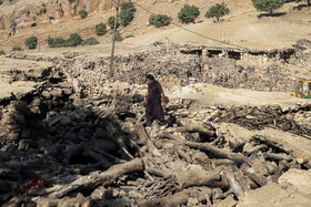 تخریب روستای "سرشط" در پی زلزله
