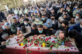 تشییع و خاکسپاری شهید مدافع امنیت "هادی کنعانی" در اهواز