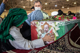 تشییع و خاکسپاری شهید مدافع امنیت "هادی کنعانی" در اهواز