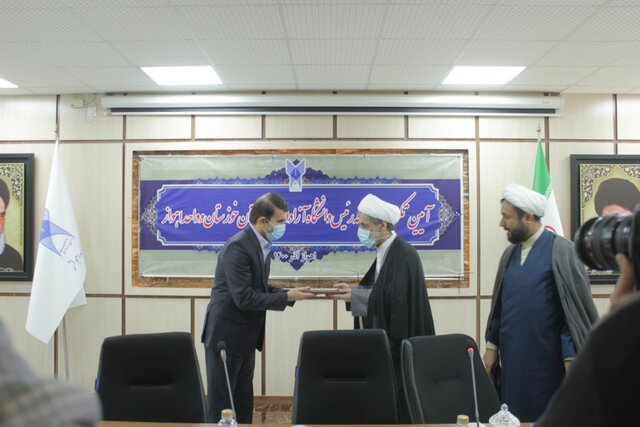 معارفه سرپرست دانشگاه آزاد اسلامی خوزستان لزوم استفاده از ظرفیتهای تحصیلات تکمیلی در تولید و پژوهش