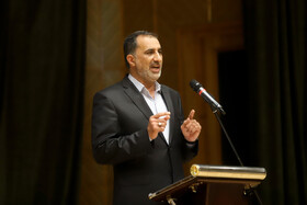 سخنرانی سید کریم حسینی نماینده مردم اهواز در مجلس شورای اسلامی در مراسم تودیع و معارفه فرماندار اهواز