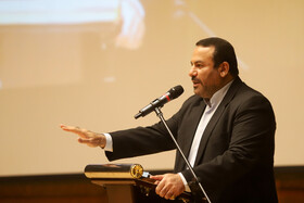 سخنرانی شبیب جویجری نماینده مردم اهواز در مجلس شورای اسلامی در مراسم تودیع و معارفه فرماندار اهواز