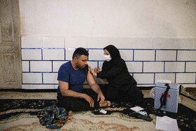 واکسیناسیون سیار در روستاهای اهواز