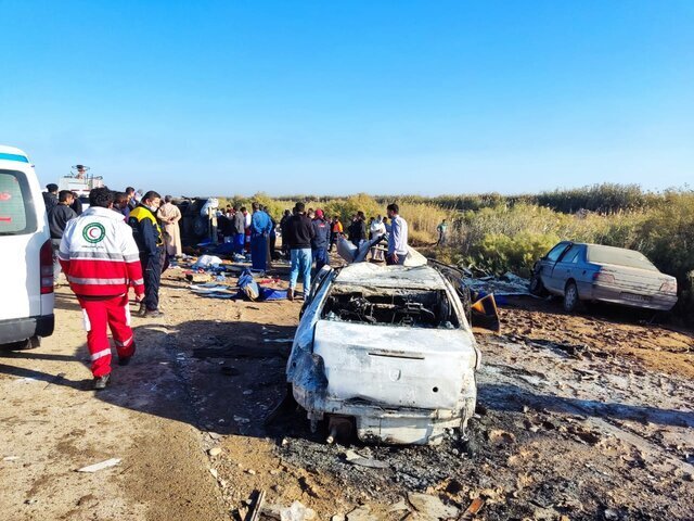 جاده‌های اختصاصی شرکت‌های خوزستان همچنان کارگران را به کام مرگ می‌برند 