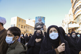 تشییع و تدفین پیکر ۳ شهید دفاع مقدس در اهواز