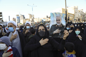 تشییع و تدفین پیکر ۳ شهید دفاع مقدس در اهواز