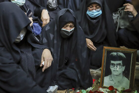 تشییع و تدفین پیکر ۳ شهید دفاع مقدس در اهواز