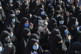 تشییع و تدفین پیکر ۳ شهید دفاع مقدس در اهواز