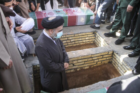 تشییع و تدفین پیکر ۳ شهید دفاع مقدس در اهواز