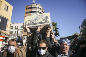 تشییع و تدفین پیکر ۳ شهید دفاع مقدس در اهواز