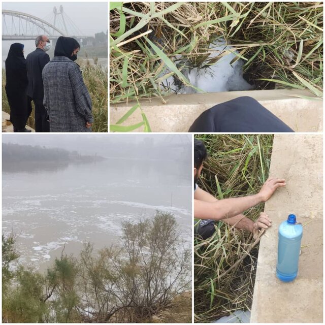 توضیحی درباره آلودگی گسترده کارون با شویندههای یک بیمارستان در اهواز