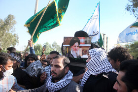 تشییع و خاکسپاری آیت الله سید خضر موسوی در اهواز