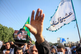 تشییع و خاکسپاری آیت الله سید خضر موسوی در اهواز