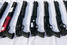 رونمایی از کشفیات سلاح غیرمجاز و مواد مخدر فرماندهی انتظامی استان خوزستان