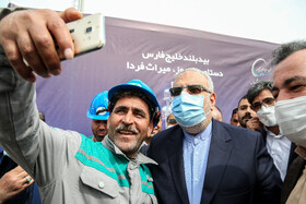 افتتاح اسکله صادراتی پالایشگاه بیدبلند در ماهشهر با حضور وزیر نفت