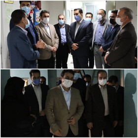 بازدید معاون درمان وزارت بهداشت از دو بیمارستان اهواز