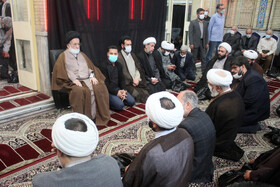 مراسم ترحیم حجتالاسلام والمسلمین سیدمحسن شفیعی در مسجد آیتالله شفیعی