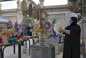 افتتاح جشنواره عیدانه صنایع‌ دستی در مسجد رنگونی‌های آبادان