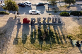 مسافران نوروزی در کنار رودخانه دز-دزفول