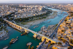 مسافران نوروزی در کنار رودخانه دز-دزفول