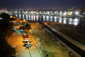 مسافران نوروزی در کنار رودخانه دز-دزفول