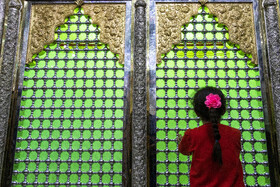 مسافران نوروزی در  حرم حضرت دانیال نبی(ع)