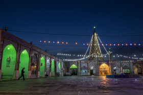 مسافران نوروزی در  حرم حضرت دانیال نبی(ع)