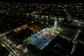 مسافران نوروزی در  حرم حضرت دانیال نبی(ع)