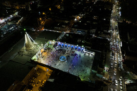 مسافران نوروزی در  حرم حضرت دانیال نبی(ع)