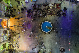 مسافران نوروزی در  حرم حضرت دانیال نبی(ع)