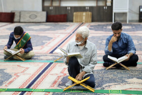 مراسم جزءخوانی قرآن کریم در مسجد الغدیر اهواز