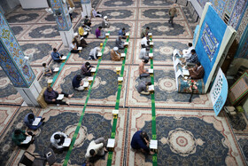 مراسم جزءخوانی قرآن کریم در مسجد الغدیر اهواز