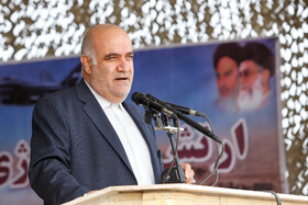 سخنرانی ولی‌الله حیاتی معاون امنیتی انتظامی استانداری خوزستان در مراسم گرامیداشت روز ارتش - اهواز
