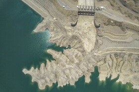 سد کرخه؛ خشک تر از همیشه