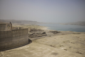 سد کرخه؛ خشک تر از همیشه