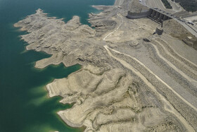 سد کرخه؛ خشک تر از همیشه