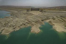 سد کرخه؛ خشک تر از همیشه