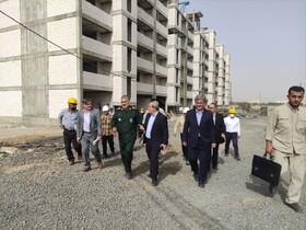 ۱۴۸ واحد مسکن کارکنان سپاه در اهواز افتتاح شد