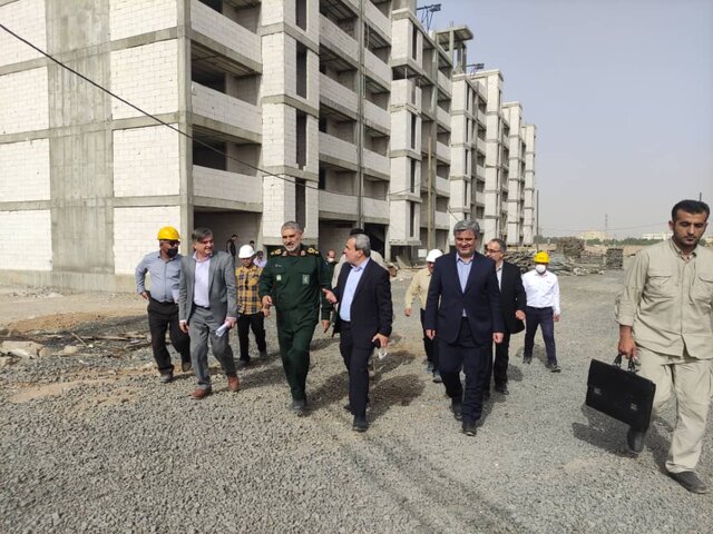 ۱۴۸ واحد مسکن کارکنان سپاه در اهواز افتتاح شد
