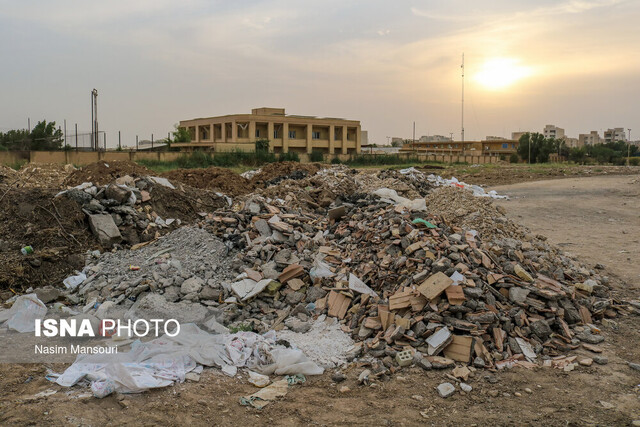 انباشت نخاله در شهر اهواز معضل «نخالههای اهواز» یک بار برای همیشه حل میشود؟