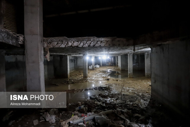 ساختمان عدالت ۲ اسکان ساکنان ساختمان عدالت اهواز در یک مدرسه / مالک باید برای خانوادهها خانه رهن کند