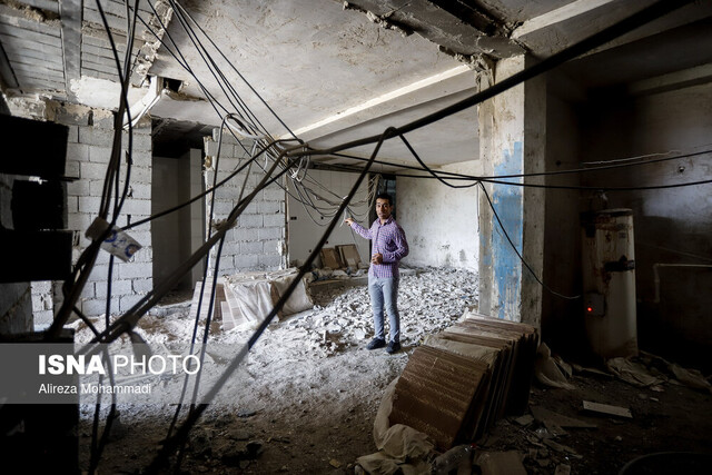 اهالی ساختمان "عدالت ۲" از ترس آوار، آواره شدهاند